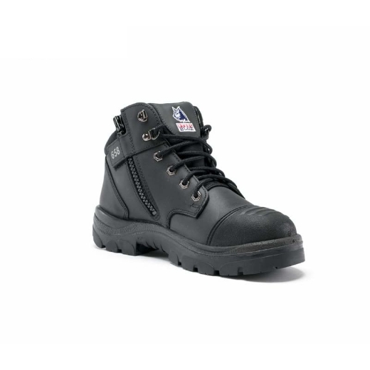 Picture of Steel Blue, Parkes, Safety Boot, Scuff Cap, Zip